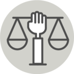 Icon of had holding scales